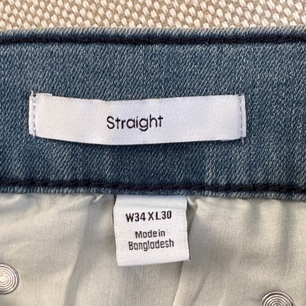 Calvin Klein Mid Wash Blue Denim Jeans - Picture 5 of 7